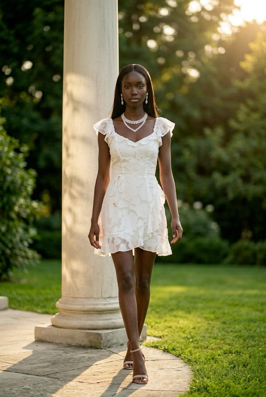 The Honor Society Ruffle Dress